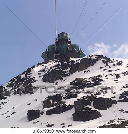 Building on top of mountain View Large Photo Image Stock Image - Building on top of mountain. Fotosearch