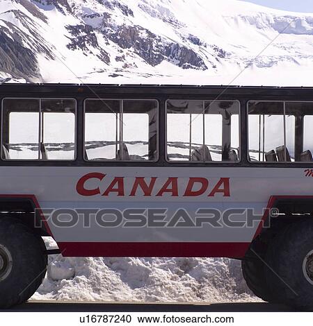 Stock Image - Canada Tour bus. Fotosearch