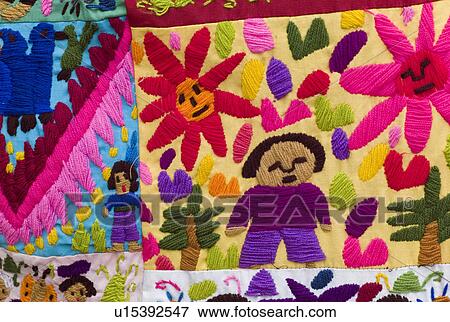 Colourful mexican blanket View Large Photo Image Stock Photo - Colourful mexican blanket. Fotosearch