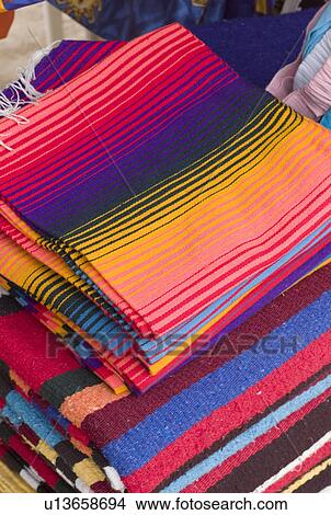 Colourful Mexican textiles View Large Photo Image Picture - Colourful Mexican textiles. Fotosearch