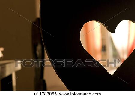 Stock Photography - Heart shape carving. Fotosearch
