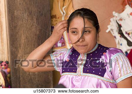 Stock Image - Mexican woman . Fotosearch