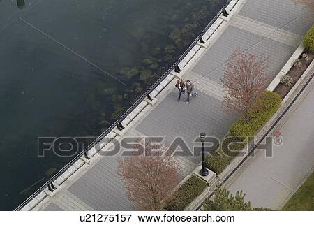 Stock Photo - Pathyway along ocean. Fotosearch