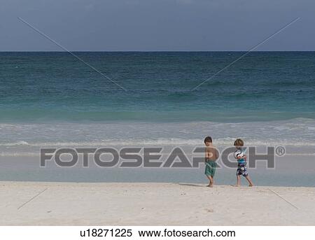 Shoreline in Tulum Mexico View Large Photo Image Stock Photography - Shoreline in Tulum Mexico. Fotosearch