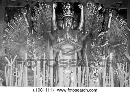 Stock Photo - Shrine in Vancouver's chinatown. Fotosearch