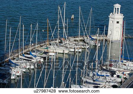 aerial view of harbour, with lighthouse, San Giorgio Maggiore View Large Photo Image Stock Photo - aerial view of harbour, with lighthouse, San Giorgio Maggiore. Fotosearch