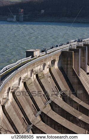Aerial view of hydroelectric dam, Lake Corbara Umbria, Italy View Large Photo Image Stock Photography - Aerial view of hydroelectric dam, Lake Corbara Umbria, Italy. Fotosearch
