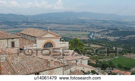 Aerial view of MonteCastello di Vibio, looking east View Large Photo Image Stock Photo - Aerial view of MonteCastello di Vibio, looking east. Fotosearch