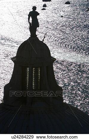 Aerial view of statue, top of San Giorgio Maggiore in evening sun reflection View Large Photo Image Stock Photo - Aerial view of statue, top of San Giorgio Maggiore in evening sun reflection. Fotosearch