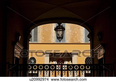 Arched entrance with ornamental iron gate, Order of Malta View Large Photo Image Picture - Arched entrance with ornamental iron gate, Order of Malta. Fotosearch
