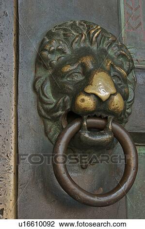 bronze lion head door knocker, Amalfi Duomo View Large Photo Image Stock Image - bronze lion head door knocker, Amalfi Duomo. Fotosearch