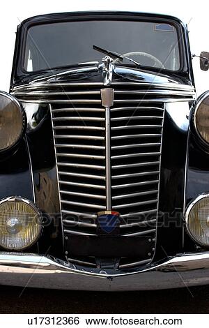 Cut out front view of black Fiat showing hood, headlamps, and grille View Large Photo Image Stock Photograph - Cut out front view of black Fiat showing hood, headlamps, and grille. Fotosearch