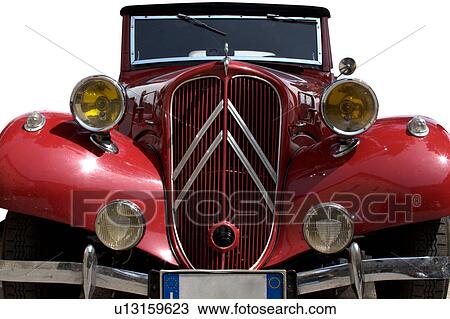 Cut out front view of red Citroen showing windscreen, hood, headlamps, and grille View Large Photo Image Stock Image - Cut out front view of red Citroen showing windscreen, hood, headlamps, and grille. Fotosearch