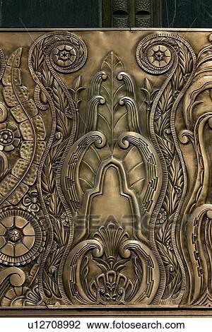 detail of Chanin building facade bronze band View Large Photo Image Stock Image - detail of Chanin building facade bronze band. Fotosearch