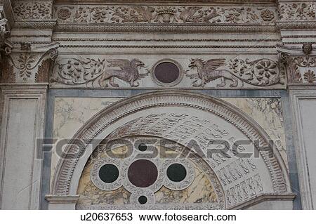 Detail of facade Scuola, San Marco View Large Photo Image Stock Image - Detail of facade Scuola, San Marco. Fotosearch