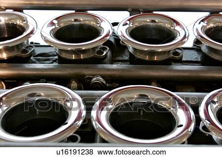 Detail of Ferrari racing car, detail of engine View Large Photo Image Stock Photo - Detail of Ferrari racing car, detail of engine. Fotosearch