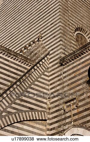detail of ornate black and white columns and decorations of side wall of Orvieto Duomo, Umbria, Italy View Large Photo Image Stock Photo - detail of ornate black and white columns and decorations of side wall of Orvieto Duomo, Umbria, Italy. Fotosearch