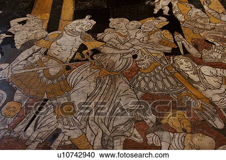 Detail of paved floor of Siena Duomo, showing the Slaughter of the Innocents by Herod View Large Photo Image Stock Image - Detail of paved floor of Siena Duomo, showing the Slaughter of the Innocents by Herod. Fotosearch