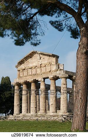 Picture - Greek Temples in Campania, Italy: Temple . Fotosearch