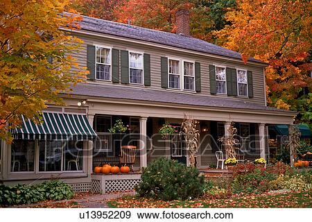 Guest House in Vermont, USA View Large Photo Image Stock Photo - Guest House in Vermont, USA. Fotosearch