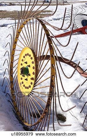 hay making tools left in the snow over the winter, in meadow of Piano Grande, Umbria, View Large Photo Image Stock Photo - hay making tools left in the snow over the winter, in meadow of Piano Grande, Umbria, . Fotosearch