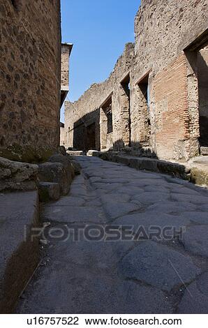 In the shadow of Vesuvius, the ruins of Pompei -Vicolo del Lupinare View Large Photo Image Stock Image - In the shadow of Vesuvius, the ruins of Pompei -Vicolo del Lupinare. Fotosearch