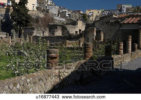 In the shadow of Vesuvius, the ruins of Ercolano - the Inn house View Large Photo Image Stock Image - In the shadow of Vesuvius, the ruins of Ercolano - the Inn house. Fotosearch