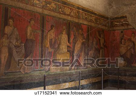 In the shadow of Vesuvius, the ruins of Pompei - Villa of the Mysteries View Large Photo Image Stock Image - In the shadow of Vesuvius, the ruins of Pompei - Villa of the Mysteries. Fotosearch
