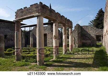 In the shadow of Vesuvius, the ruins of Pompei - Villa of Diomedes, triclinium View Large Photo Image Stock Image - In the shadow of Vesuvius, the ruins of Pompei - Villa of Diomedes, triclinium. Fotosearch
