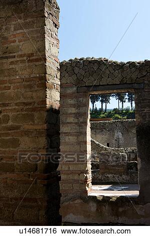 In the shadow of Vesuvius, the ruins of Ercolano - view of House of the Deer View Large Photo Image Stock Photograph - In the shadow of Vesuvius, the ruins of Ercolano - view of House of the Deer. Fotosearch