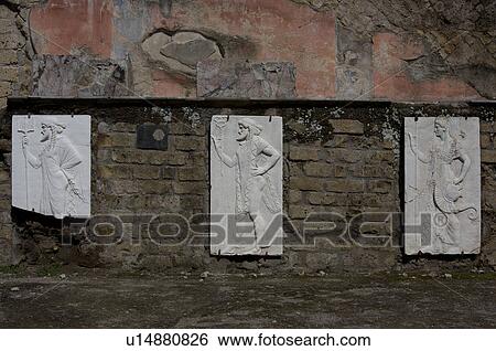 In the shadow of Vesuvius, the ruins of Ercolano - Sacellum of the four gods View Large Photo Image Stock Photograph - In the shadow of Vesuvius, the ruins of Ercolano - Sacellum of the four gods. Fotosearch