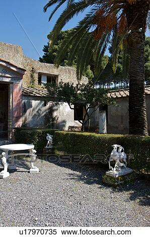 In the shadow of Vesuvius, the ruins of Ercolano - view of House of the Deer View Large Photo Image Stock Photography - In the shadow of Vesuvius, the ruins of Ercolano - view of House of the Deer. Fotosearch