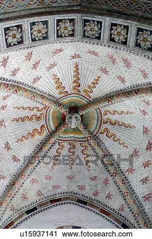 Interior fresco and arch detail in S. Maria delle Grazie Church View Large Photo Image Stock Image - Interior fresco and arch detail in S. Maria delle Grazie Church. Fotosearch