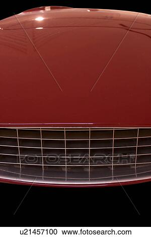 Low front detail of red Ferrari race car, view of hood and grille View Large Photo Image Stock Image - Low front detail of red Ferrari race car, view of hood and grille. Fotosearch