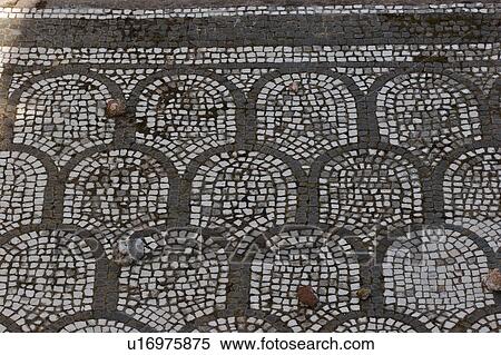 Mosaic floor detail of Roman house View Large Photo Image Stock Photography - Mosaic floor detail of Roman house. Fotosearch