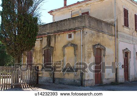 Old deserted railway station, pre second world war, in hot afternoon Italian sunshine View Large Photo Image Stock Image - Old deserted railway station, pre second world war, in hot afternoon Italian sunshine. Fotosearch