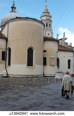 Santa Maria della Formosa, exterior side view with apse, and lady walking in piazza View Large Photo Image Stock Image - Santa Maria della Formosa, exterior side view with apse, and lady walking in piazza. Fotosearch