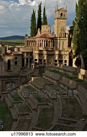 Scarzuola Gardens and Architecture, Great Theatre and auditorium, with Acropolis in background, in late afternoon sun View Large Photo Image Stock Image - Scarzuola Gardens and Architecture, Great Theatre and auditorium, with Acropolis in background, in late afternoon sun. Fotosearch
