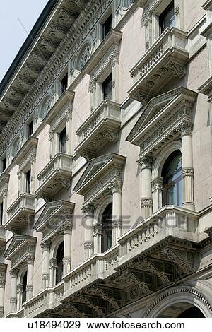 Shop exteriors in fashion district of Milan View Large Photo Image Stock Photo - Shop exteriors in fashion district of Milan. Fotosearch