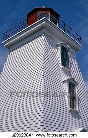 White clapboard detail of lighthouse against sky View Large Photo Image Stock Photo - White clapboard detail of lighthouse against sky. Fotosearch