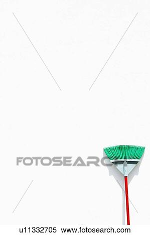 Stock Photography - Close-up of a broom. Fotosearch