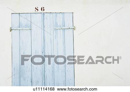 Stock Photo - Close-up of a closed door. Fotosearch