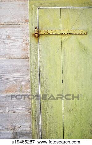 Stock Photo - Close-up of a closed door. Fotosearch