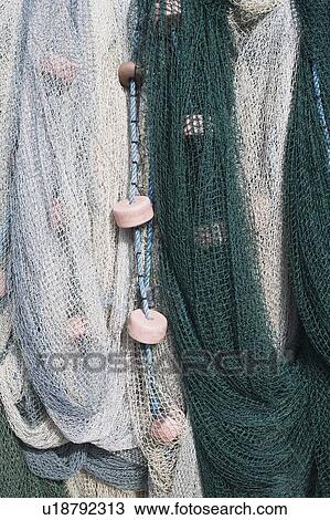 Close-up of a commercial fishing net View Large Photo Image Stock Image - Close-up of a commercial fishing net. Fotosearch