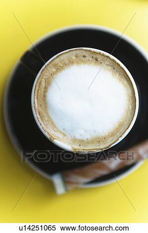 Stock Photography - Close-up of a cup of coffee. Fotosearch