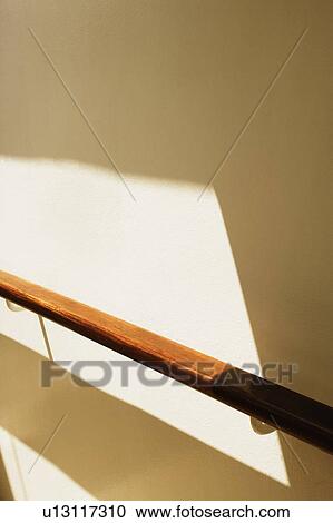 Close-up of banister of a staircase View Large Photo Image Stock Image - Close-up of banister of a staircase. Fotosearch