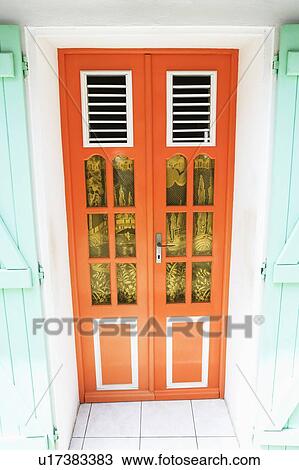Closed door of a house View Large Photo Image Stock Image - Closed door of a house. Fotosearch