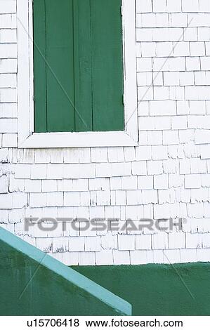 Closed window on a wall View Large Photo Image Stock Photo - Closed window on a wall. Fotosearch
