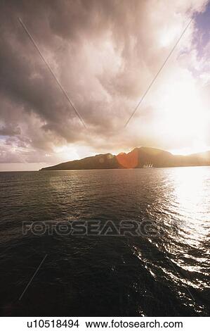 Picture - Clouds over the sea. Fotosearch