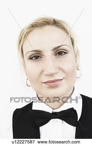 Stock Photo - Portrait of a waiter. Fotosearch